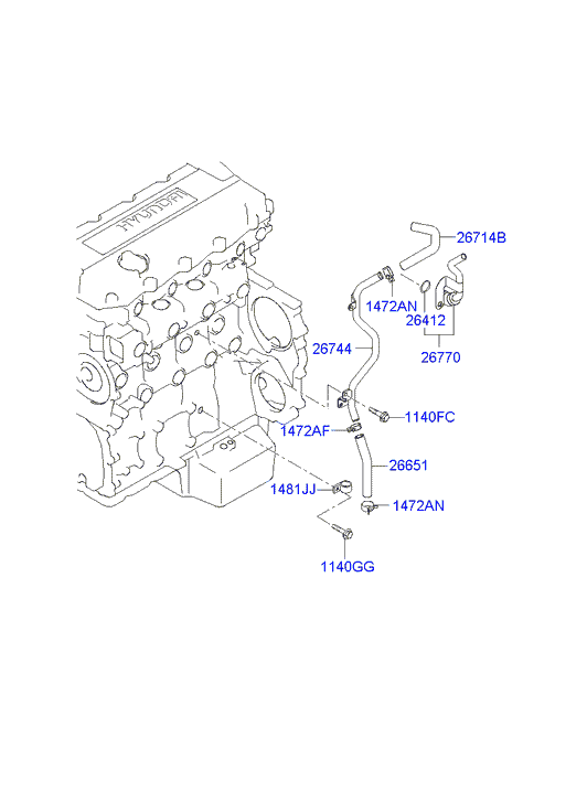 Система вентиляции картера двигателя